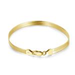 BeSpecial Bratara plata argint 925 placata cu aur 18K, 19 cm, 3 mm, UNISEX (BRR148)