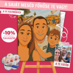 Számfestő Portré - Klasszikus Rajzfilm Stílusban - 50×60 cm (Keret nélkül) (disney00126-50X60-KN)