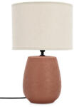 Bizzotto Veioza ceramica maro textil crem Irvin Ø26x41, 5h (0828163)
