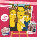 Számfestő Portré - Sárga Karakteres Stílusban (karikatúra ihlette) - 40×50 cm (Keretre feszítve)