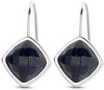  Victoria Ezüst színű fekete köves fülbevaló (VBKAB86100) - csucsajandek