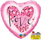  Szerelem Hearts Pink fólia lufi 46 cm (MLG618656) - csucsajandek