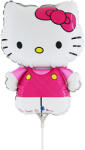  Hello Kitty Fuxia mini fólia lufi 35 cm (WP) (GBBL647F) - csucsajandek