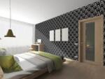 DIMEX ART Tapet vlies de lux steme negre