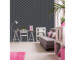 DIMEX ART Tapet vlies de lux cuburi 3d negre orizontale