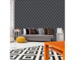 DIMEX ART Tapet vlies de lux cuburi 3d negre verticale