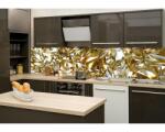 DIMEX ART Fototapet pentru bucătărie - cristal auriu 260 x 60 cm