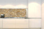 DIMEX ART Fototapet pentru bucătărie - perete rustic bej 180 x 60 cm