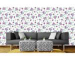 DIMEX ART Tapet vlies de lux motiv floral mov
