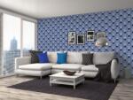 DIMEX ART Tapet vlies de lux steme albastre