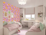 DIMEX ART Tapet vlies de lux girafe galbene