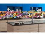 DIMEX ART Fototapet pentru bucătărie - graffiti 350 x 60 cm