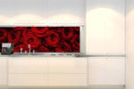 DIMEX ART Fototapet pentru bucătărie - trandafiri roșii 180 x 60 cm