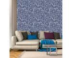 DIMEX ART Tapet vlies de lux abstract retro albastru