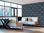 DIMEX ART Tapet vlies de lux ornamente albastre