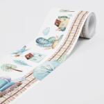 DIMEX ART Bordură autocolantă din vlies trenuleț 15 cm x 5 m