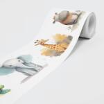 DIMEX ART Bordură autocolantă din vlies animale 15 cm x 5 m