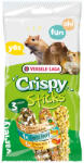 Versele-Laga Crispy Sticks | Kiegészítő eledel rágcsálóknak | Rizs-gyümölcs-popcorn - 160 g
