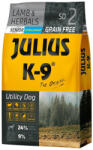 Julius-K9 | Utility Dog Hypoallergenic | Száraztáp | Idős, túlsúlyos kutyáknak | Bárány, gyógynövény - 10 kg