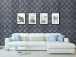 DIMEX ART Tapet vlies de lux ornamente gri