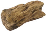  Érdes kerámia fatörzs egy oldalon zárt, dekoráció L - 9x15 cm