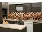 DIMEX ART Fototapet pentru bucătărie - piele de leopard 260 x 60 cm