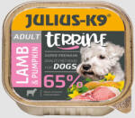 Julius-K9 | Dog Terrine | Felnőtt kutyáknak | Alutálas | Bárány és sütőtök - 150 g