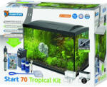 SuperFish | START 70 TROPICAL KIT BLACK | Trópusi teljes akváriumi szett, fekete - 63, 5x35, 6x48 cm