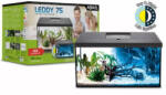 Aquael | Leddy Day&Night 75 | komplett akváriumszett - fekete, 105 l, 75 × 35 × 40cm