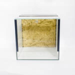 Pet King 40 x 40 x 40 cm | Prémium minőségű terrárium | 2D sziklaháttérrel