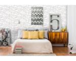 DIMEX ART Tapet vlies de lux forme geometrice retro albe