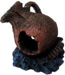  Dekor műgyanta amfóra, akváriumi dekoráció - 10x8 cm