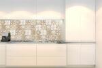 DIMEX ART Fototapet pentru bucătărie - plăci bej 180 x 60 cm