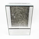 Pet King 65 x 50 x 90 cm | Prémium minőségű terrárium | 2D sziklaháttérrel