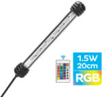 Nobleza | RGB akváriumi lámpa távirányítóval - 1, 5 W, 20 cm
