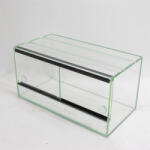 Pet King 60 x 30 x 30 cm | Prémium minőségű terrárium | Háttér nélküli