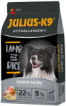 Julius-K9 | Hypoallergenic | Száraztáp | Idős és túlsúlyos kutyáknak | Bárány, rizs - 12 kg
