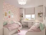 DIMEX ART Tapet vlies de lux vulpi roz
