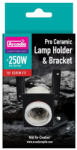 Arcadia | Ceramic Lamp Holder Bracket | Kerámia lámpatartó és konzol terráriumi hüllők számára - E27 foglalat