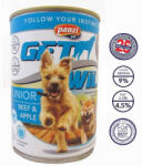 Panzi | Get Wild | Junior | Kölyök kutyáknak | Konzerv | Marha és alma - 415 g