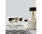 DIMEX ART Tapet vlies de lux cuburi 3d albe orizontale