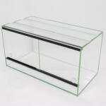 Pet King 80 x 40 x 40 cm | Prémium minőségű terrárium | Háttér nélküli