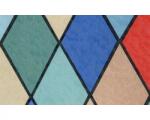 Patifix Folie pentru sticlă romb colorat - lățime 45 cm