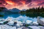 DIMEX ART Fototapetă vlies lac în tatra înaltă 375 x 250 cm