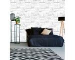 DIMEX ART Tapet vlies de lux texte gri