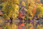 DIMEX ART Fototapetă vlies reflecția peisajului de toamnă 375 x 250 cm