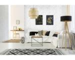 DIMEX ART Tapet vlies de lux cercuri albe retro