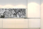 DIMEX ART Fototapet pentru bucătărie - hartă washington d. c. 180 x 60 cm
