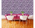 DIMEX ART Tapet vlies de lux ornament retro violet închis
