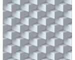 DIMEX ART Tapet vlies de lux cuburi 3d gri orizontale